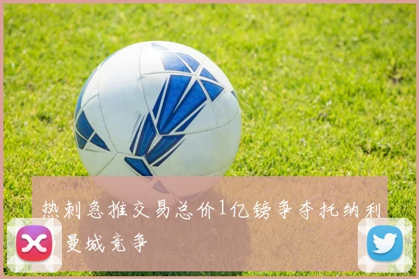 热刺急推交易总价1亿镑争夺托纳利与曼城竞争