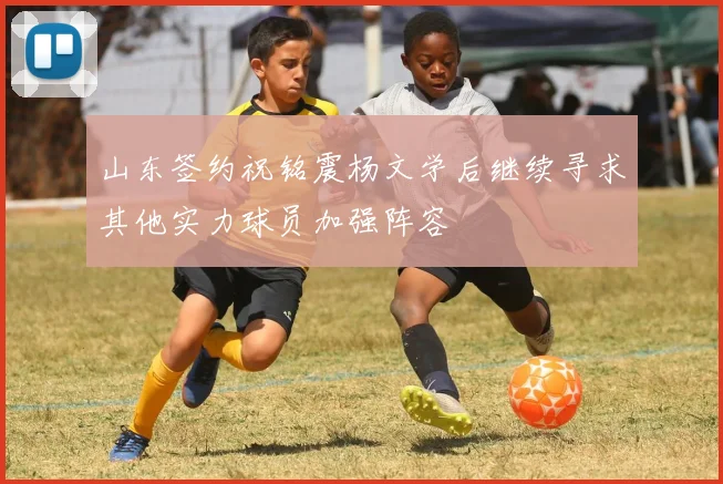 山东签约祝铭震杨文学后继续寻求其他实力球员加强阵容